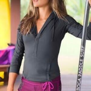 Athleta Solana Hoodie Women's Small White